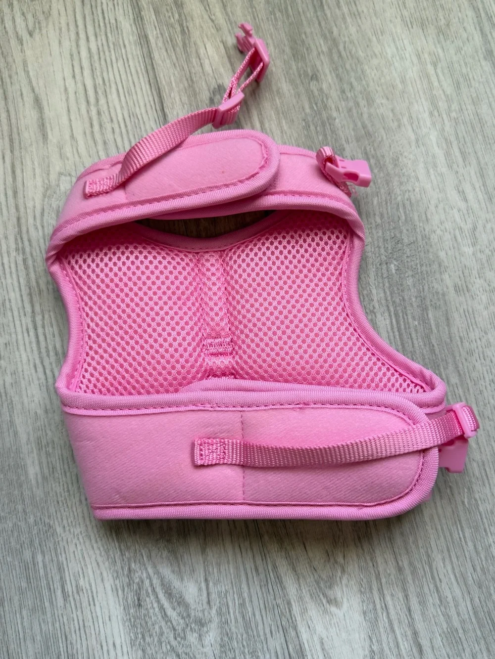 Pets/Small Puppy Dog Harness - Soft Pink No-Pull with Back D-Ring / size XS